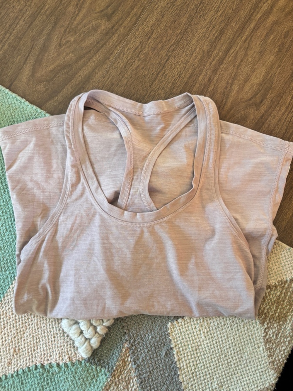 Light Mauve Racerback Tank Top - Picture 12 of 12